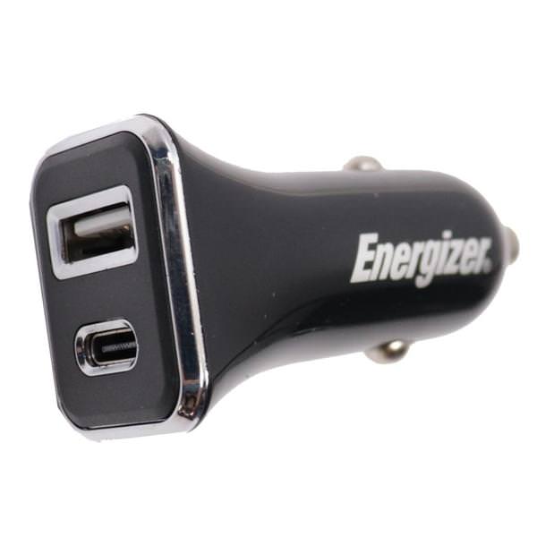 3.4 Amp Output Black Type-C + Universal USB Car Charger