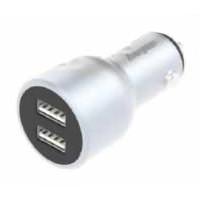 Energizer 3.4 Amp Output Silver Universal Dual USB Car Charger