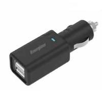 Energizer 2.1 Amp Output Black Universal Dual USB Car Charger