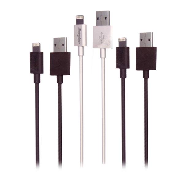 3' Sync & Charge Lightning USB Cable (3 Pack)