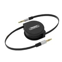 Energizer 3' Braided Cord Black 3.5mm Auxiliary Audio Cable