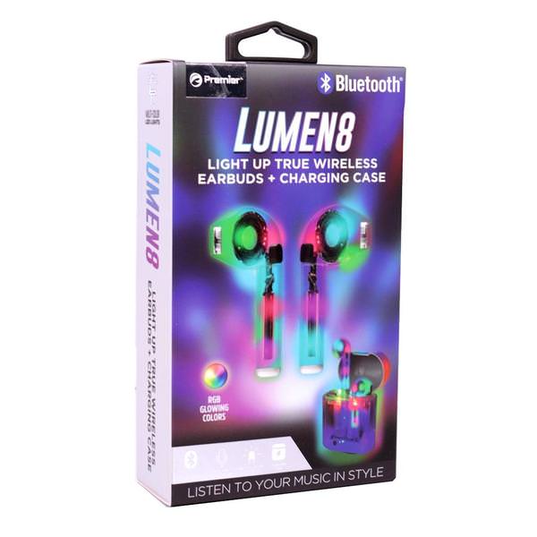 Wireless Charging Case Multicolor Lights Earbuds