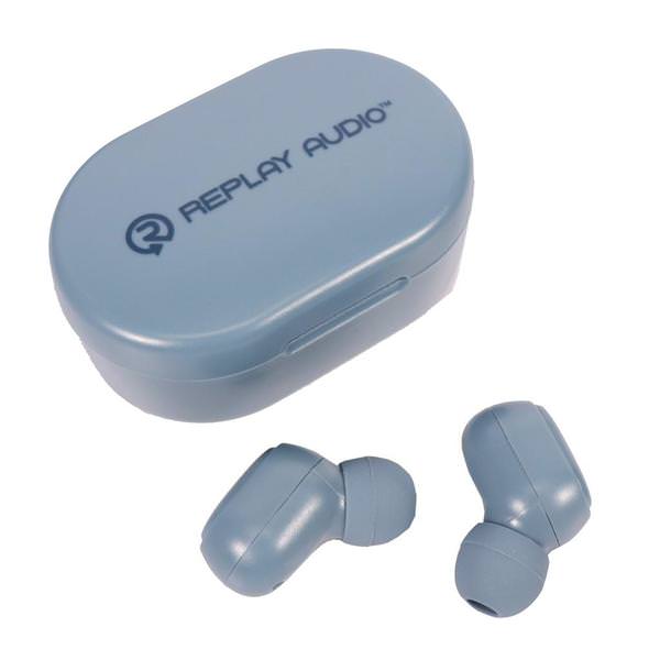 Aqua Blue Charging Case Wireless Earbuds
