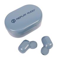 Replay Audio Aqua Blue Charging Case Wireless Earbuds