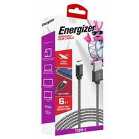 Energizer 6' Nylon Braided Sync and Charge USB Cable