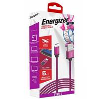 Energizer 6' Nylon Braided Sync and Charge USB Cable