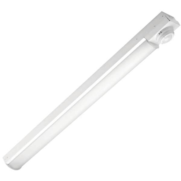 4' 50.4 watt 120/277 volt 3500K Neutral White Dimmable Strip Light Fixture with Occupancy Sensor