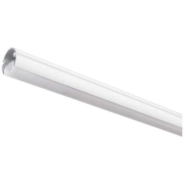 18" White 4000K Frosted LED Lighted Closet Rod