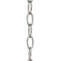 Progress Lighting 10' Brushed Nickel Fixture Accessory Chain
