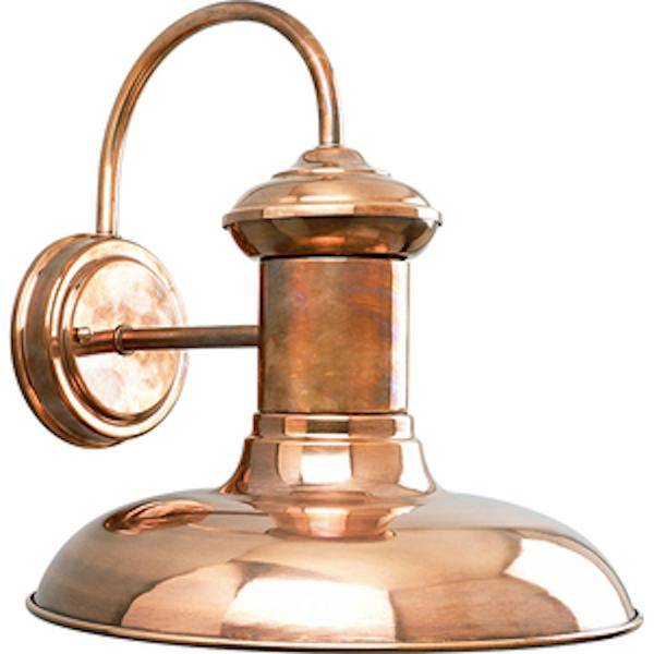 1 Light Copper Brookside Collection Large Wall Light Fixture