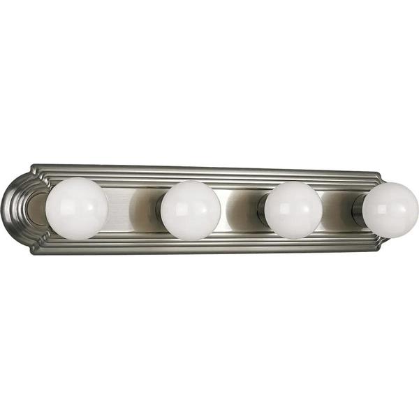 4 Light Brushed Nickel Vanity Light Fixture