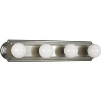 Progress Lighting 4 Light Brushed Nickel Vanity Light Fixture