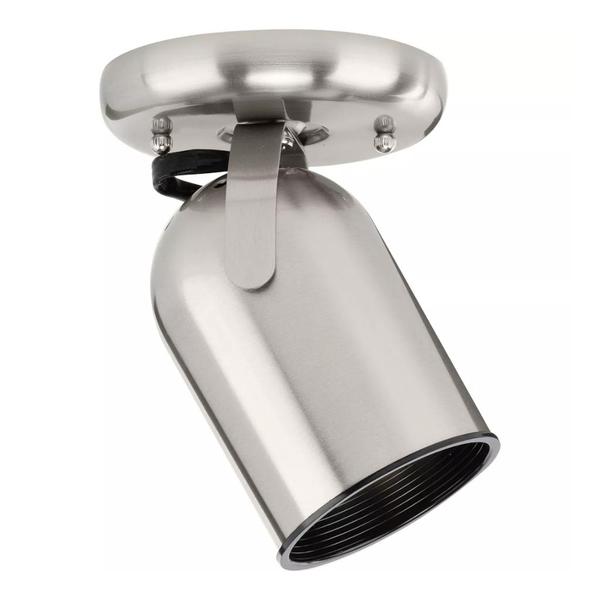 1 Light Brushed Nickel Wall/Ceiling Directional Light Fixture