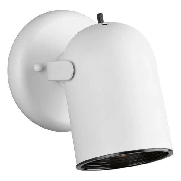 1 Light White On/Off Switch Wall/Ceiling Directional Light Fixture