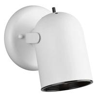 Progress Lighting 1 Light White On/Off Switch Wall/Ceiling Directional Light Fixture
