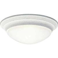 Progress Lighting 1 Light 120 volt White Alabaster Glass Bowl Ceiling Light Fixture