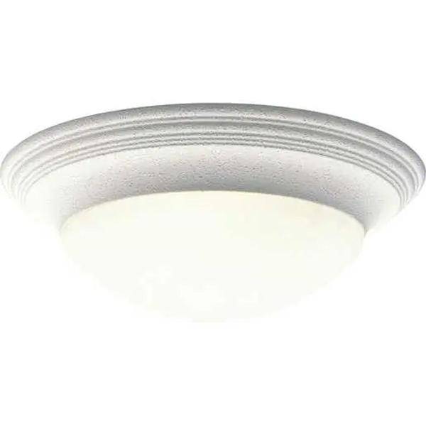 3 Light 120 volt White Alabaster Glass Bowl Ceiling Light Fixture