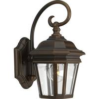 Progress Lighting 1 Light Oil Rubbed Bronze with Clear Beveled Glass Crawford Wall Light Fixture