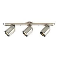Progress Lighting 3 Light Brushed Nickel Kitson Collection Directional Light Fixture