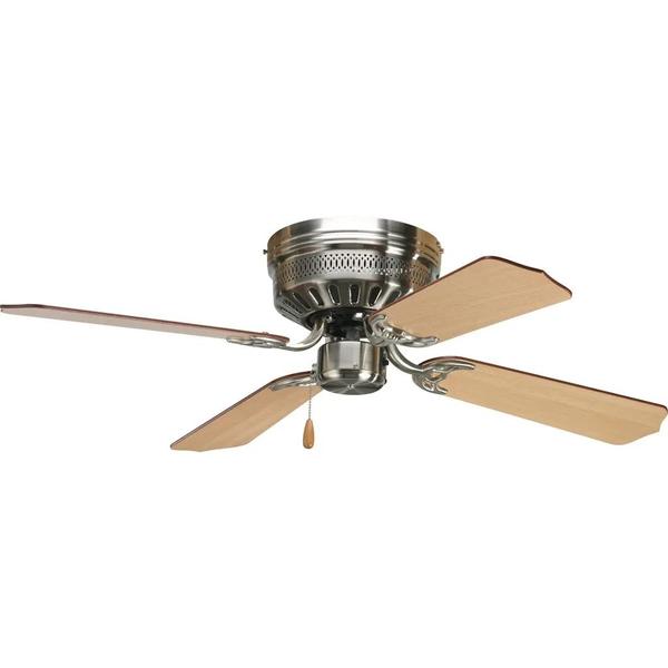 42" Brushed Nickel 4 Natural Cherry/Cherry Blade Indoor Ceiling Fan