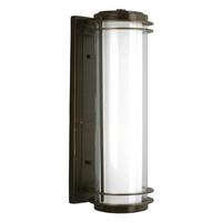 Progress Lighting 2 Light Oil Rubbed Bronze with Outer clear/Inner White Opal Glass Penfield Wall Light Fixture