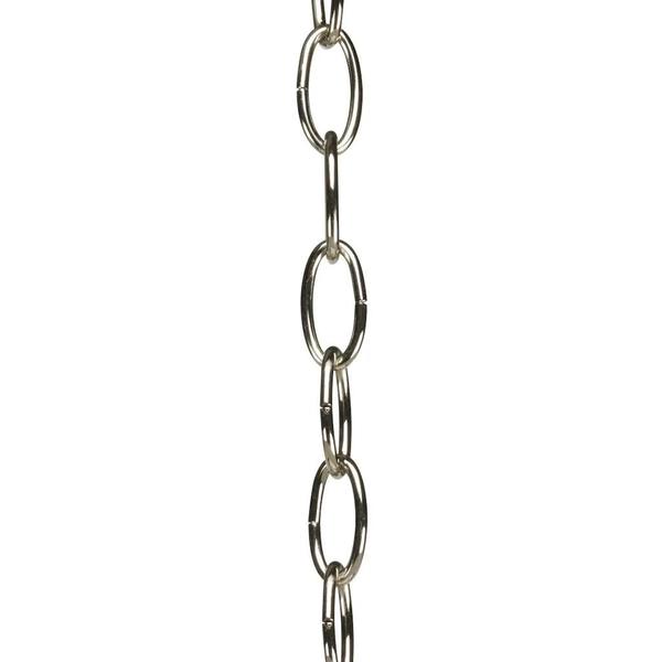10' Polished Nickel Fixture Accessory Chain