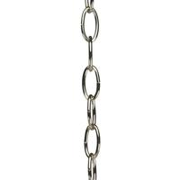 Progress Lighting 10' Polished Nickel Fixture Accessory Chain