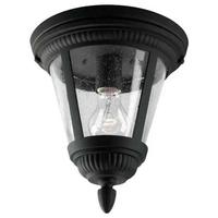Progress Lighting 1 Light 120 volt Matte Black Clear Seeded Glass Shade Ceiling Light Fixture