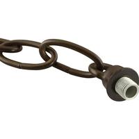 Progress Lighting 9.5" Antique Bronze Loop and Chain Accessory Chain