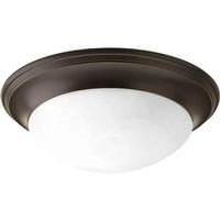 Progress Lighting 2 Light 120 volt Antique Bronze Alabaster Glass Bowl Ceiling Light Fixture