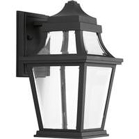 Progress Lighting 9 watt 120 volt 3000K Natural White Black Clear Beveled Glass Outdoor Endorse LED Wall Light Fixture