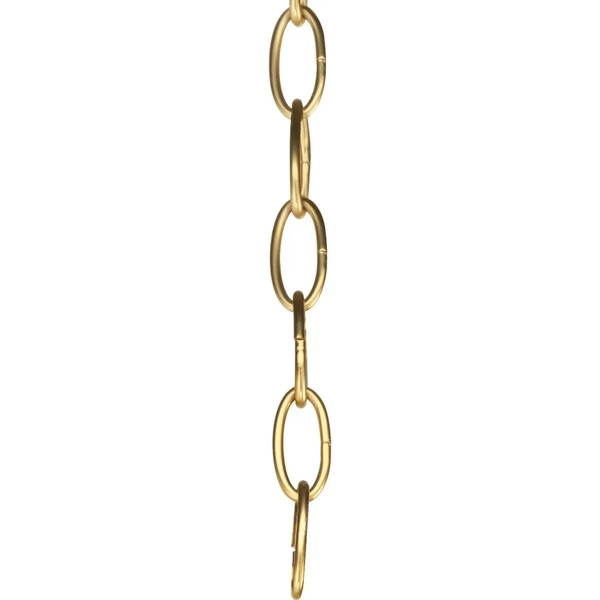 10' Natural Brass Fixture Accessory Chain