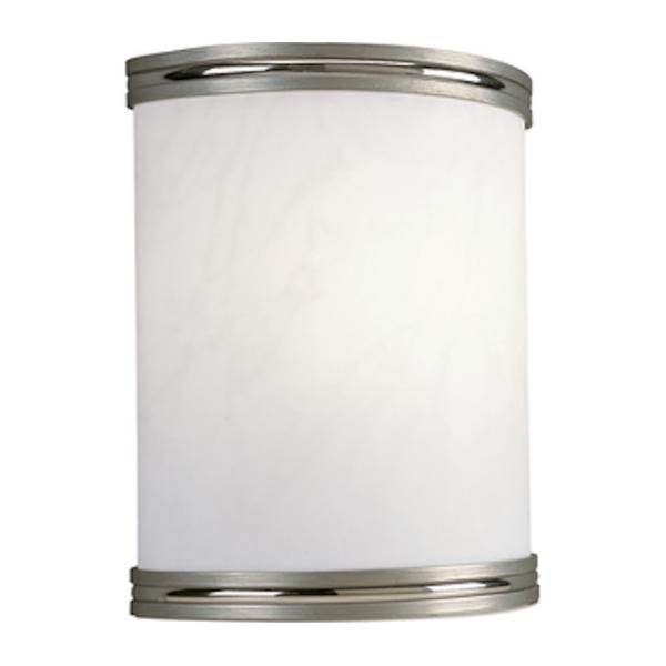 17 watt 120 volt 3000K Brushed Nickel White Acrylic Diffuser Dimmable LED Wall Sconce