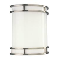 Progress Lighting 17 watt 120 volt 3000K Brushed Nickel White Acrylic Diffuser Dimmable LED Wall Sconce