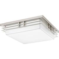 Progress Lighting 11" 17 watt 120 volt 3000K Brushed Nickel White Acrylic Diffuser LED Light Fixture