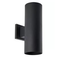 Progress Lighting 17 watt 120 volt 3000K Natural White Black Finish Up/Down Outdoor LED Wall Light Fixture