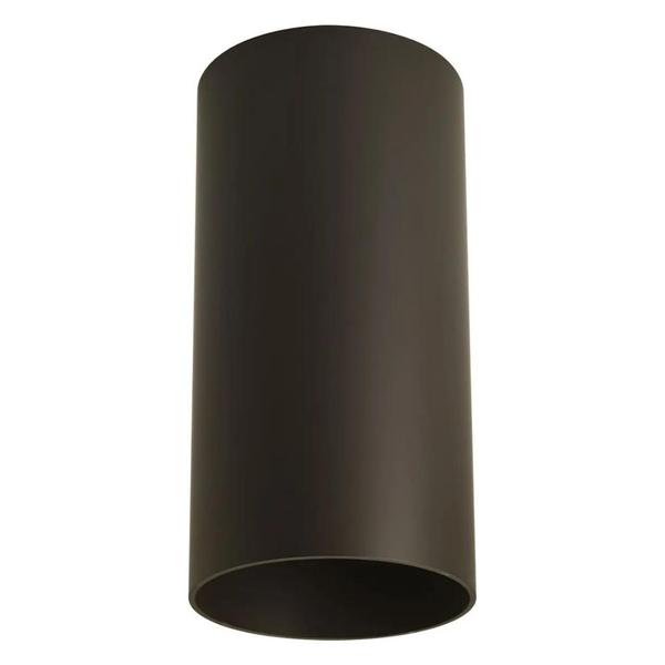 1 Light Antique Bronze Aluminum Construction Cylinder LED Light Fixture