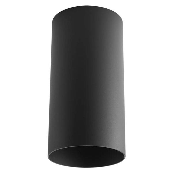 1 Light Black Aluminum Construction Cylinder LED Light Fixture