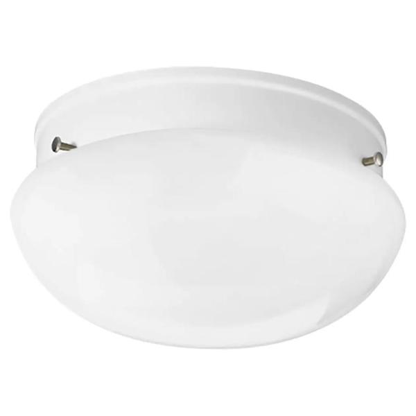 7.5" 17 watt 120 volt 3000K White White Acrylic Diffuser LED Light Fixture