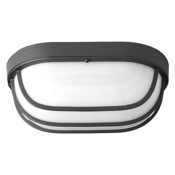 9 watt 120 volt Black Finish 3000K Natural White Frosted Polycarbonate Diffuser Ceiling LED Light Fixture