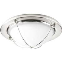 Progress Lighting 11" 17 watt 120 volt 3000K Brushed Nickel Etched Glass Bowl LED Light Fixture
