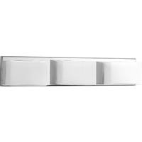 Progress Lighting 24" 27 watt 120 volt 3,000K Natural White Polished Chrome Etched Glass Dimmable Bath & Vanity LED Light Fixture