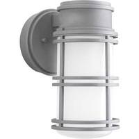 Progress Lighting 9 watt 120 volt 3000K Natural White Textured Graphite Etched Glass Diffuser Outdoor Bell LED Wall Light Fixture