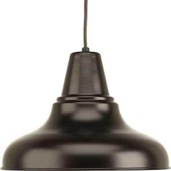 1 Light Black Semi-Flush Mount District Hanging Lantern Light Fixture