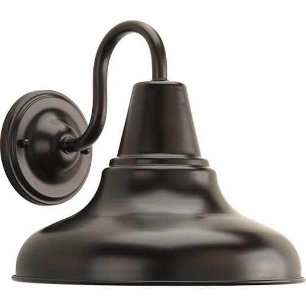 1 Light Antique Bronze Outdoor District Large Wall Light Fixture