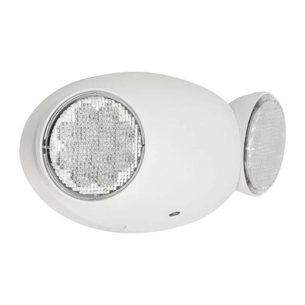 1 watt 120/277 volt Dual LED Head White Emergency Light
