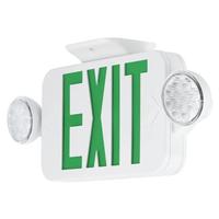 Progress Lighting 18" 3.22 watt 120/277 volt White/Green Letters LED Exit/Emergency Light