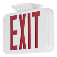 Progress Lighting 12" 1.8 watt 120/277 volt White/Red Letters LED Exit Sign