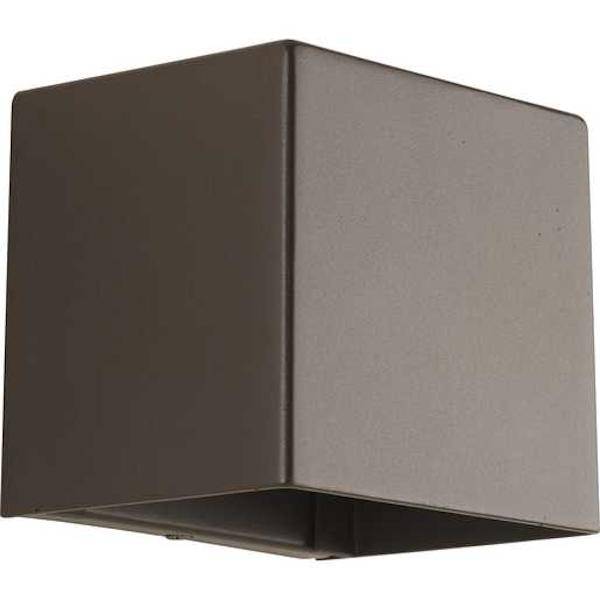 9 watt 120 volt 3000K Natural White Antique Bronze Outdoor Cornice LED Wall Light Fixture