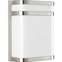 View 17 watt 120 volt Brushed Nickel 3000K Natural White LED Light Fixture 